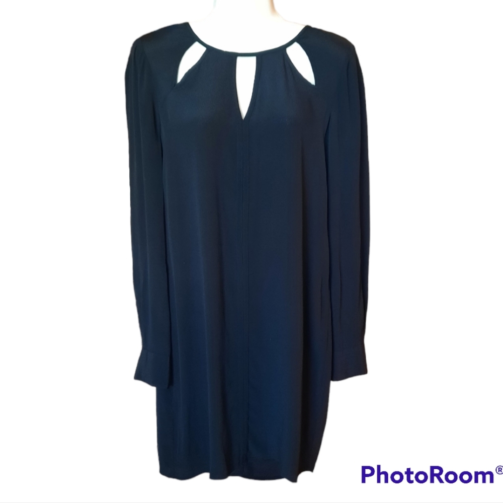 BCBGMaxAzria Emmalise Cutout Black Shift Dress - Picture 4 of 4